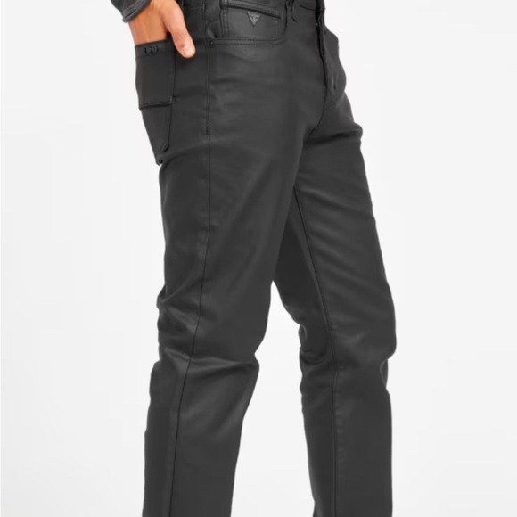 Guess Black Straight Jeans Classic Fit - Picture 2 of 13